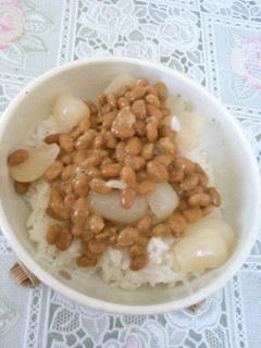 らっきょう納豆ご飯-レシピのメイン写真