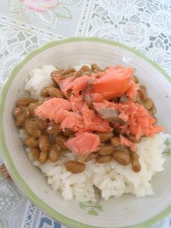 鮭納豆ご飯-レシピのメイン写真