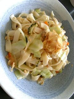 ゴーヤチャンプルDE焼きうどん-レシピのメイン写真