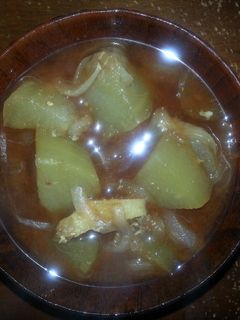 新生姜の香りが爽やかな冬瓜のお味噌汁-レシピのメイン写真