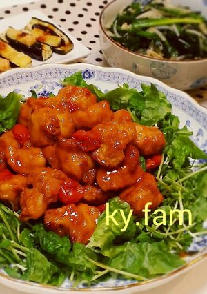 余った唐揚げで酢鶏ｻﾗﾀﾞ-レシピのメイン写真