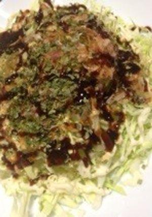 超❗️簡単‼️お好み焼き風キャベツサラダ-レシピのメイン写真