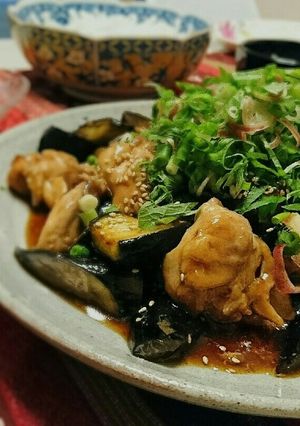 ご飯が進む！茄子と肉の照り焼き　-レシピのメイン写真