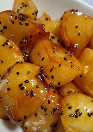 じゃがいもでちょっぴりバターな大学芋-レシピのメイン写真