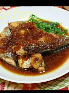さんまのにんにく醤油煮-レシピのメイン写真