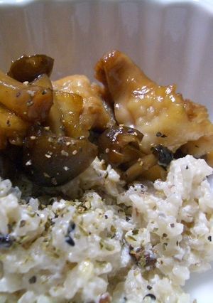 とろりチーズリゾット★照り焼きチキンのせ-レシピのメイン写真