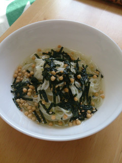 超簡単お茶漬けそうめん-レシピのメイン写真