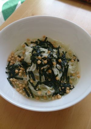 超簡単お茶漬けそうめん-レシピのメイン写真