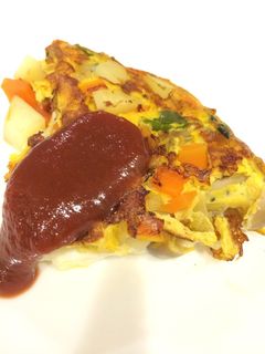 野菜たっぷりオムレツ-レシピのメイン写真