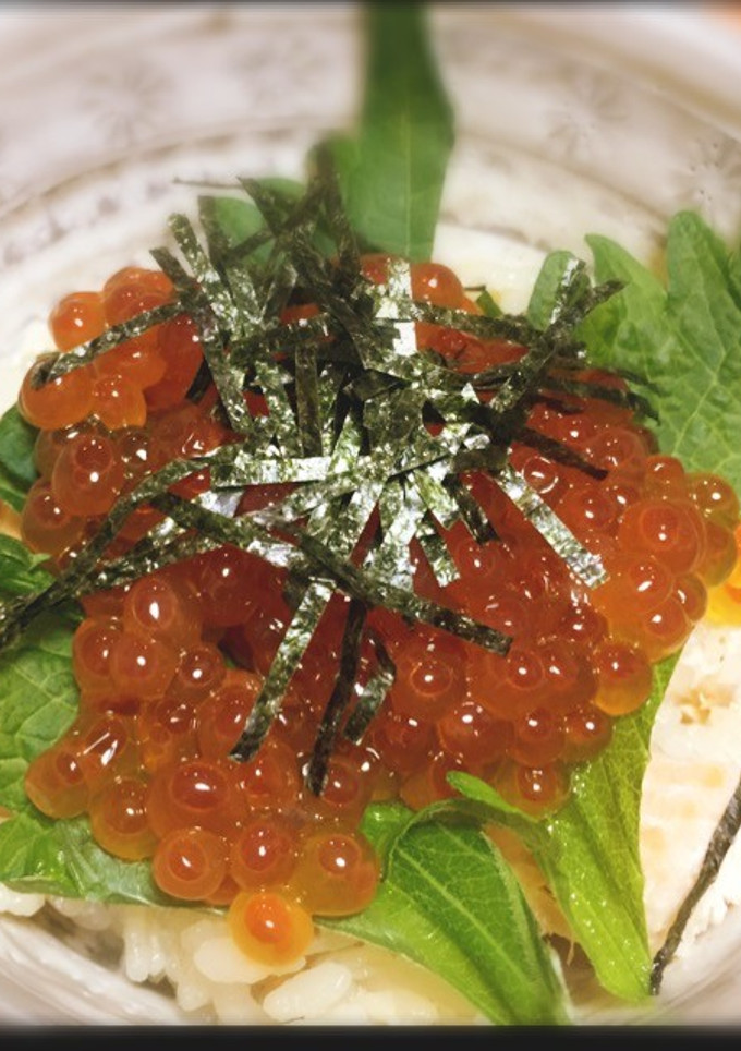 簡単☆炊き込み、鮭いくらご飯♪-レシピのメイン写真