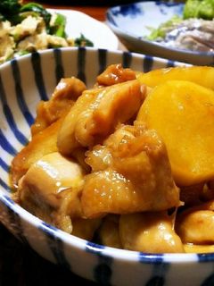 長いもと鶏肉でホクホク簡単甘辛煮-レシピのメイン写真