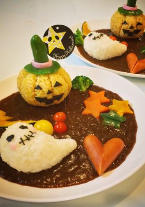 ハロウィンカレー-レシピのメイン写真