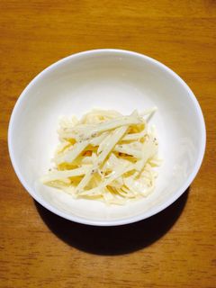 ヤーコンのみそマヨ和え-レシピのメイン写真