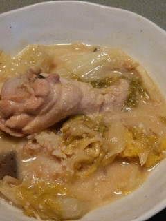 骨付き肉でジューシー酒粕鍋♡-レシピのメイン写真