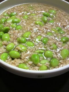 枝豆の鶏そぼろ煮-レシピのメイン写真