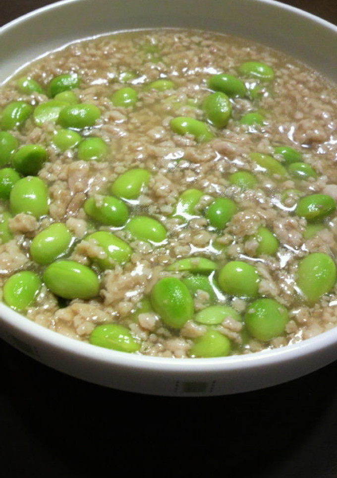 枝豆の鶏そぼろ煮-レシピのメイン写真
