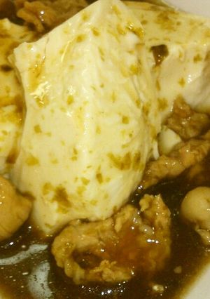 簡単,節約／豆腐の海苔餡掛け◆夜食にも-レシピのメイン写真