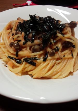 明太子きのこパスタ-レシピのメイン写真