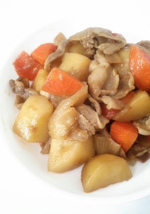 味しっかりめの肉じゃが-レシピのメイン写真