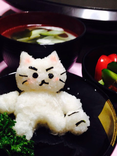 キャラ 大根おろし ねこピッチャー-レシピのメイン写真