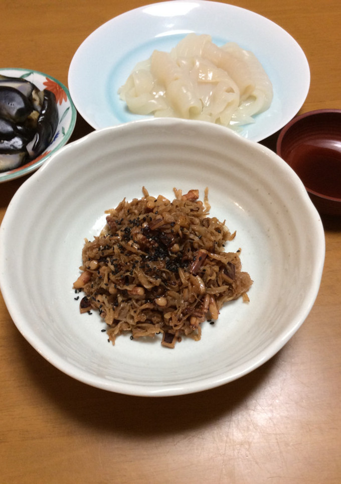 酒の肴にも、イカゲソと切り干し大根の煮物-レシピのメイン写真