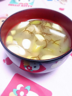 もずくと長ネギの味噌汁-レシピのメイン写真