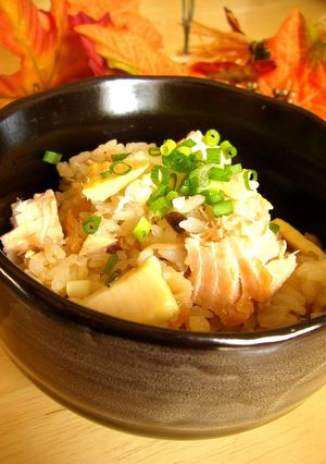 ♪鮭の炊き込みご飯バター醤油風味♪-レシピのメイン写真