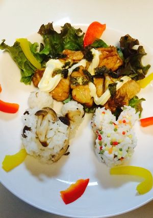 絶品✩簡単‼︎秋のタンドリーチキンランチ-レシピのメイン写真