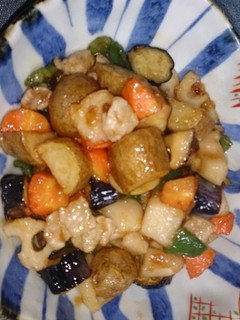 6種類の野菜と豚肉の甘酢あん炒め-レシピのメイン写真