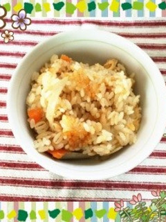 お餅で簡単モチモチおこわ風まぜご飯-レシピのメイン写真