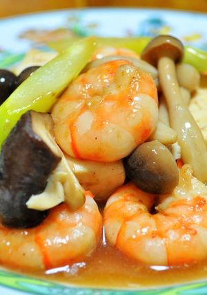 豆腐とエビのオイスターソース煮-レシピのメイン写真