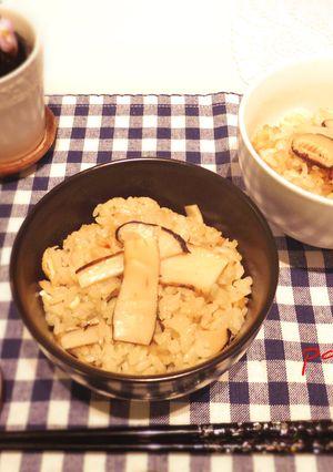 我が家の♡絶品松茸ご飯-レシピのメイン写真