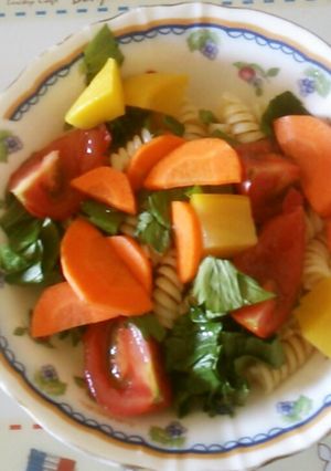 カラフル冷製パスタ-レシピのメイン写真