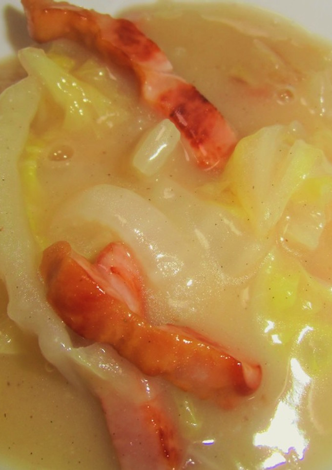一人暮らしの白菜のクリーム煮-レシピのメイン写真