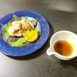 鳥肉の梅肉ローストとひよどりみかん
