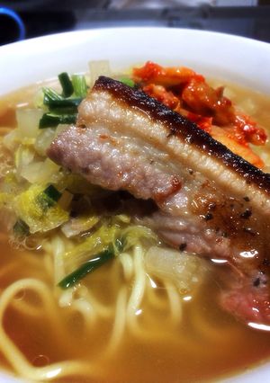 白菜たっぷり和風ラーメン!-レシピのメイン写真