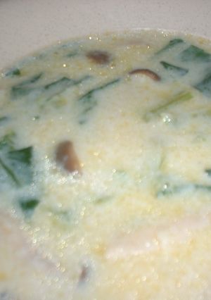 青梗菜のクリームスープ-レシピのメイン写真