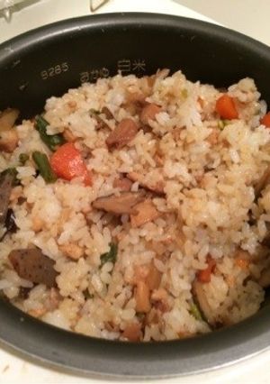 筑前煮リメイク♡混ぜご飯-レシピのメイン写真