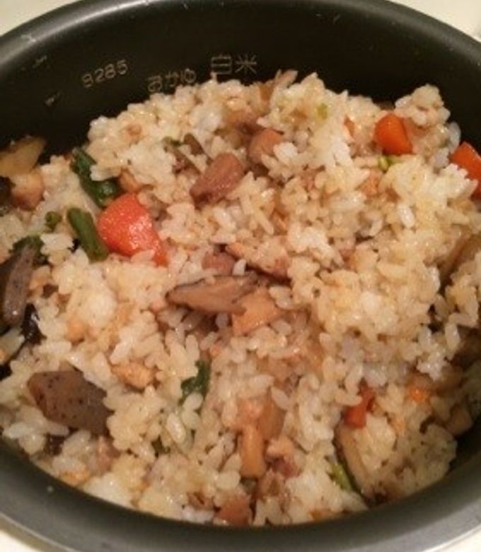 筑前煮リメイク♡混ぜご飯-レシピのメイン写真