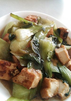 厚揚げとチンゲン菜の中華あん♪-レシピのメイン写真