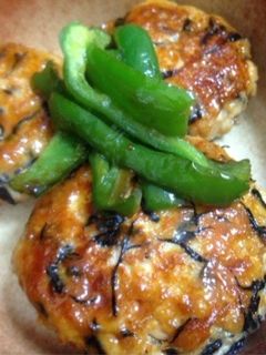 簡単!豆腐とひじきのハンバーグ♡-レシピのメイン写真