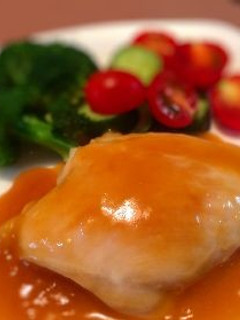 鶏もも肉のオレンジ煮-レシピのメイン写真