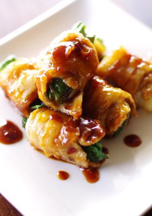 旨辛☆葱の豚照り焼き巻き☆-レシピのメイン写真