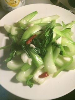 青梗菜のココナッツオイル炒め-レシピのメイン写真