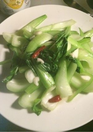 青梗菜のココナッツオイル炒め-レシピのメイン写真