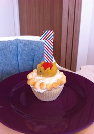 1歳バースデーケーキに❤さつまいもの王冠-レシピのメイン写真