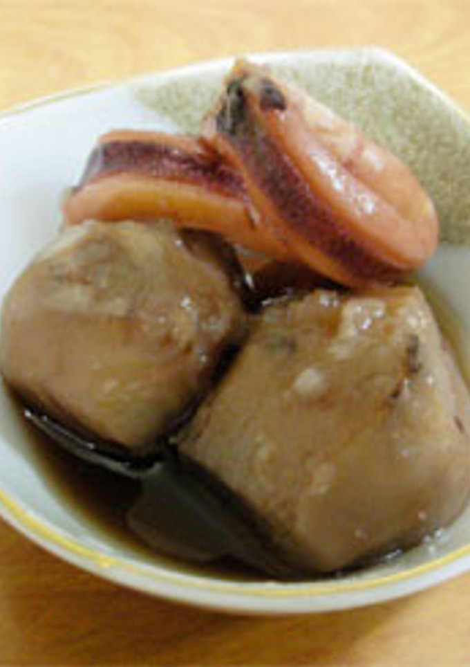 秋の味わい　イカと里芋の煮物-レシピのメイン写真