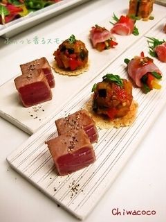 漬けまぐろの軽いスモーク-レシピのメイン写真