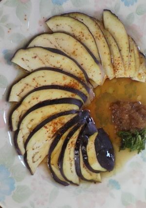簡単★短時間、ナスのおつまみ温野菜-レシピのメイン写真