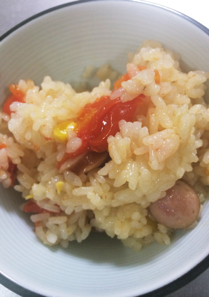 トマトの炊き込みご飯-レシピのメイン写真